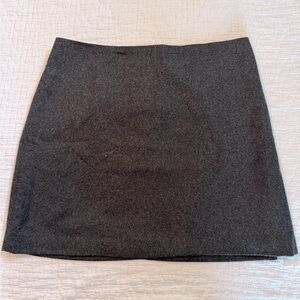 Aritzia Charcoal Grey Mini Skirt NWT